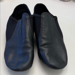 Capezio Black Slip-On Jazz Shoes